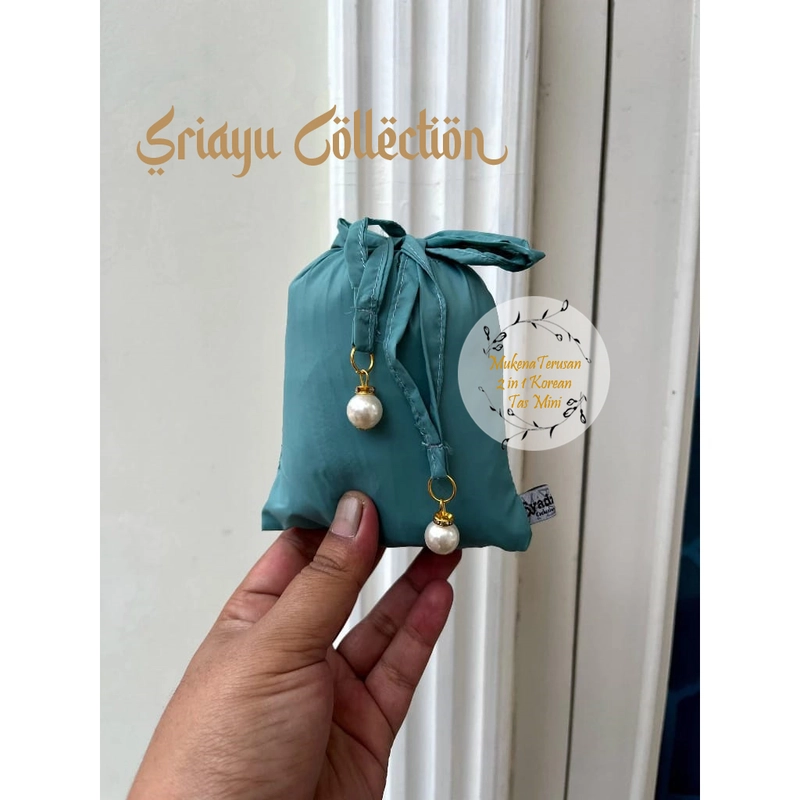 Product image SRIAYU COLLECTION - Mukena 2 IN 1 Terusan Korean Tas Mini All size Wardah