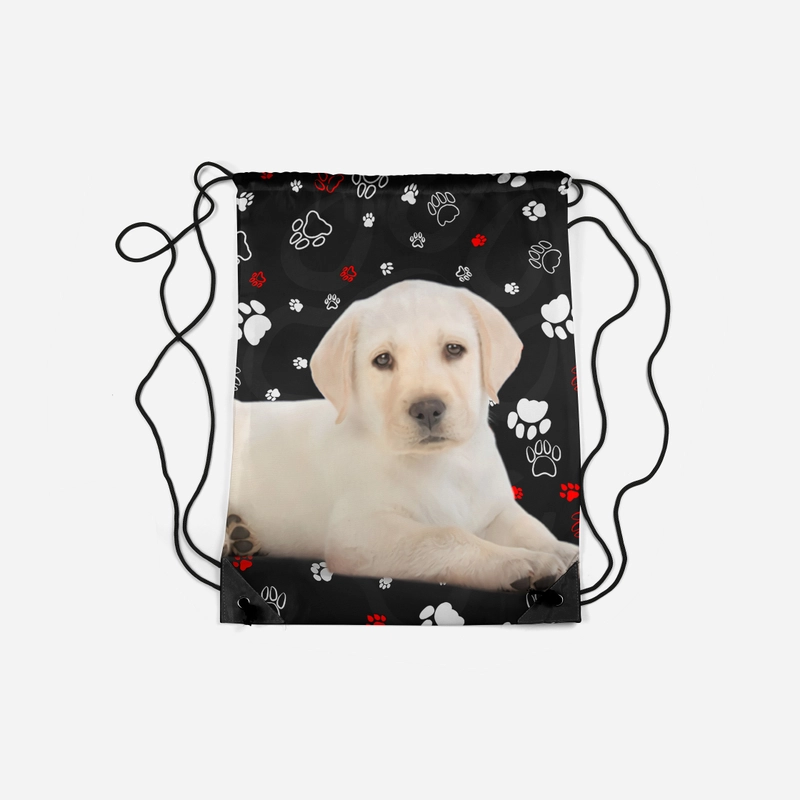 Product image Dewani - Dewani Stringbag Full Print ST-DOG02 Tas Serut Seri Dog 34x45 hitam