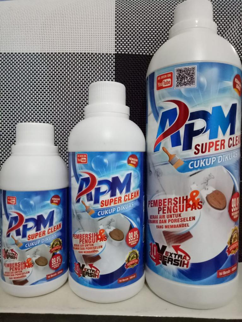 Product image PEMBERSIH KERAK DAN KARAT APM SUPER CLEAN 1liter 1000ml 1000ml