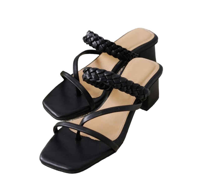 Product image apaastore - Sandal Heels Kepang Wanita As-04 36 Hitam