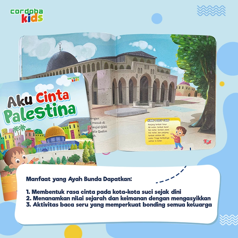 Product image Cordoba - Cordoba Kids - Seri Buku 3 Negeri Istimewa Umat Islam Soft Cover B5 3 buku Warna Random