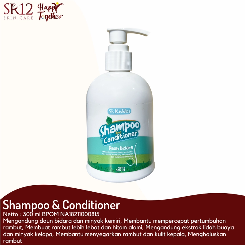 Product image SR12 Jatim - Baby Care Package SRKiddos Shampoo & Conditoner Sabun Mandi Bayi Lotion Telon Bayi 300 ml Shampoo