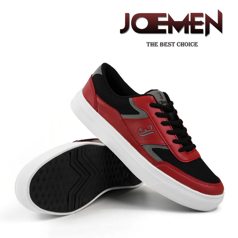 Product image Joemen Official - Sepatu Pria Sneakers Joemen J 71 Original Brand Sepatu Sneakers Ori Sport Untuk Kerja Sekolah K 39 Merah
