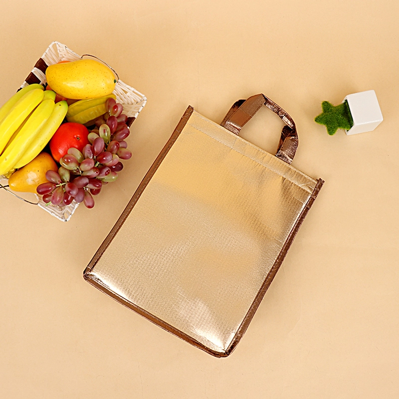 Product image RUMAH RAYA - Tas Pendingin Makanan Portable Cooler Bag Box Thermal Insulated Bag - LAIY07 Bag Gold