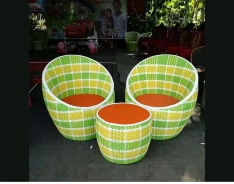 Product image Rizki Electronics - Kursi gentong putri rotan sintetis KURSI GENTONG HIJAU