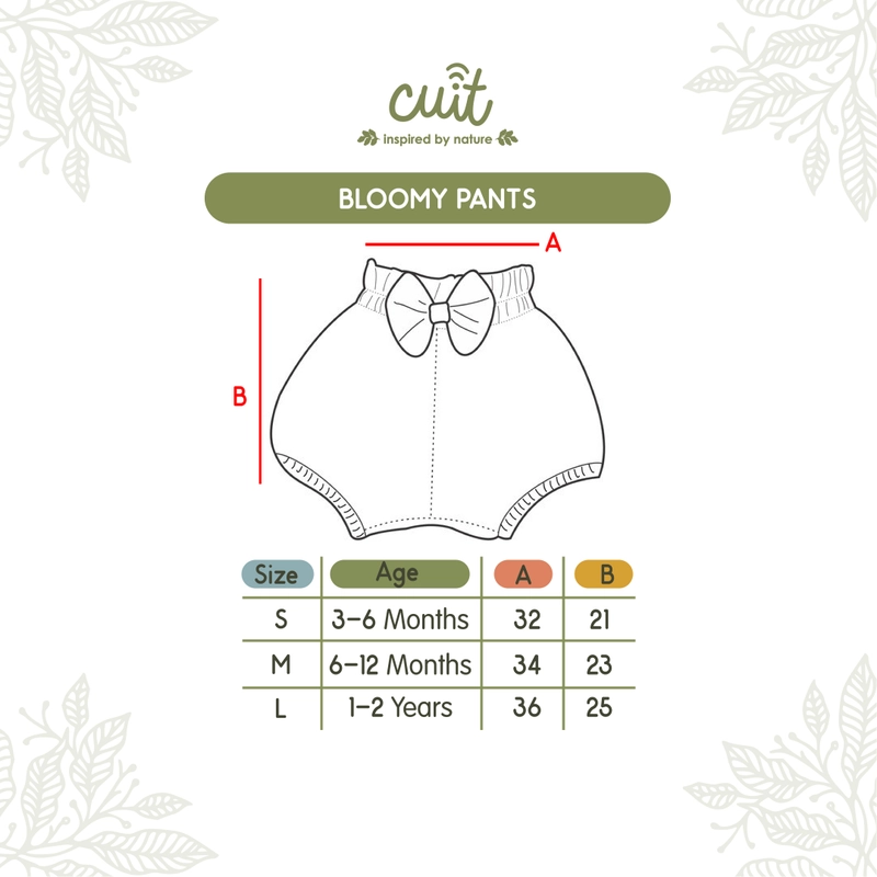 Product image Kintakun Baby - KINTAKUN BABY X CUIT Bloomy Short Pants Baby Celana Pendek Anak bayi 3 Bulan - 2 Tahun S (3-6 Bulan) Blue Aster