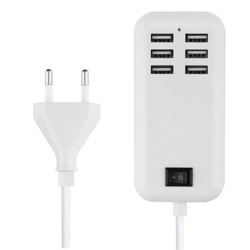Product image V Lights - Charger USB 6 Ports A252 PUTIH