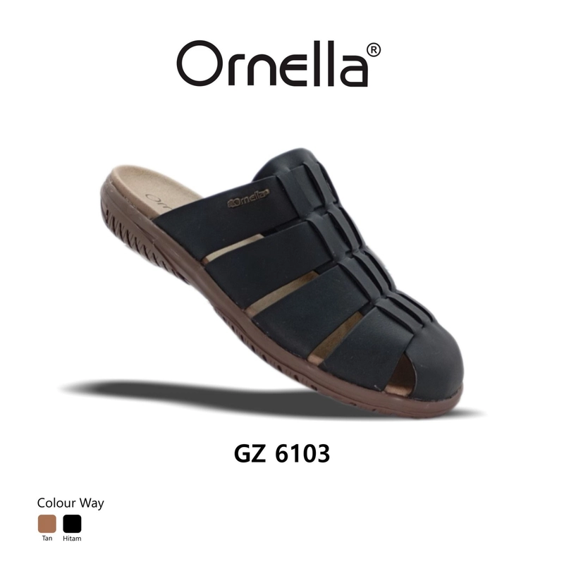 Product image Odillon - Ornella - GZ 6103 / Sandal Bustong Wanita Casual 36 BLACK