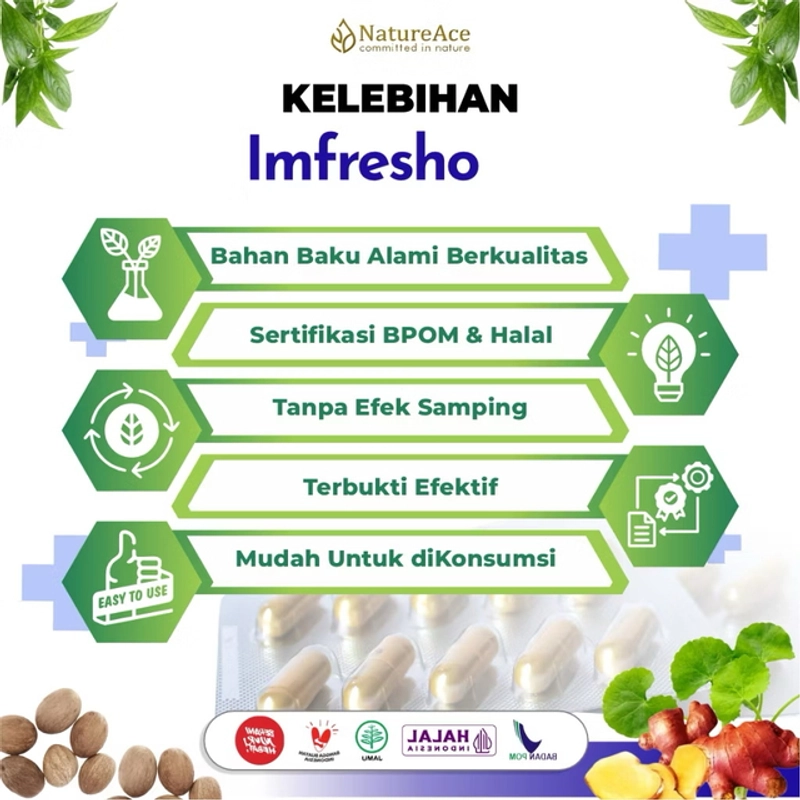 Product image Nature Ace - Imfresho 20 Kapsul