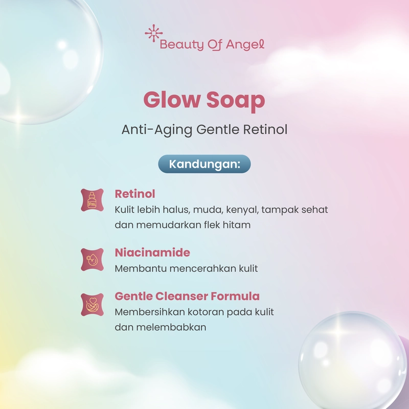 Product image Beauty Of Angel Transparent Soapwith Salmon DNA Collagen all variant 1pc glow soap