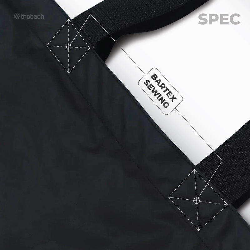 Product image Thobach official - THOBACH Tote Bag Anti Air Waterproof LOGO 2 WARNA BLACK