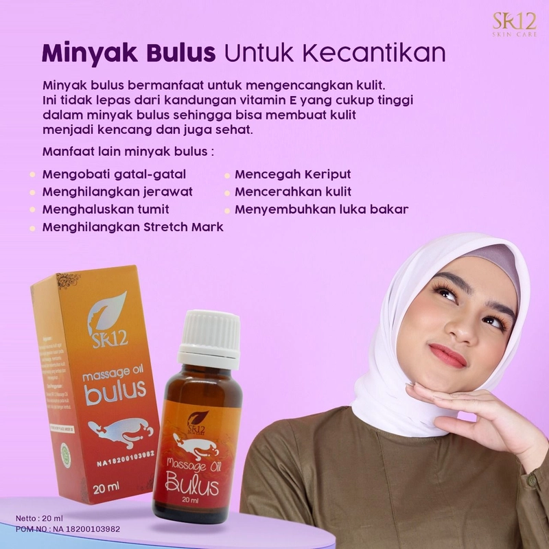 Product image SR12 Minyak Bulus Untuk Mengencangkan Kulit Dan Mengatasi Keluhan Kulit 20 ml Mibul