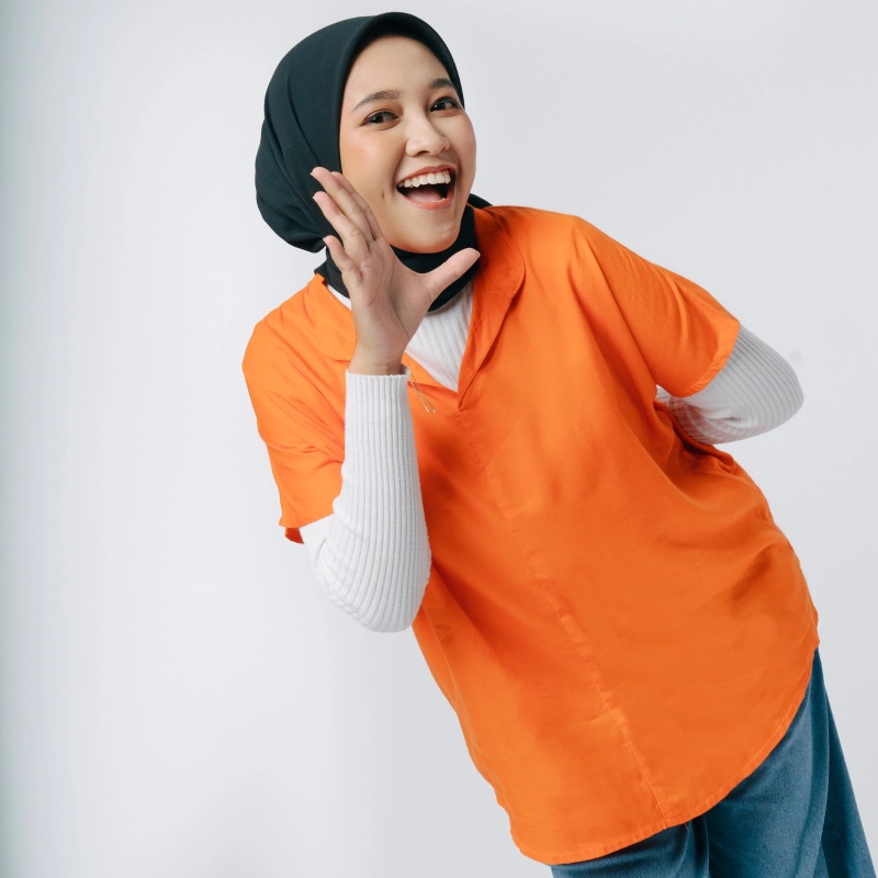 Product image MKY Clothing - BLUS RAYON One size Oranye