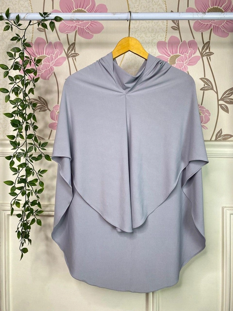Product image Milyarda Hijab Official - Bergo Instan Anneira Size L Allsize Abu Muda