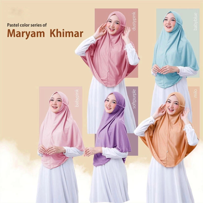 Product image AIZANA MOSLEM FASHION - Bergo Maryam Anti Gerah Adem L Hitam