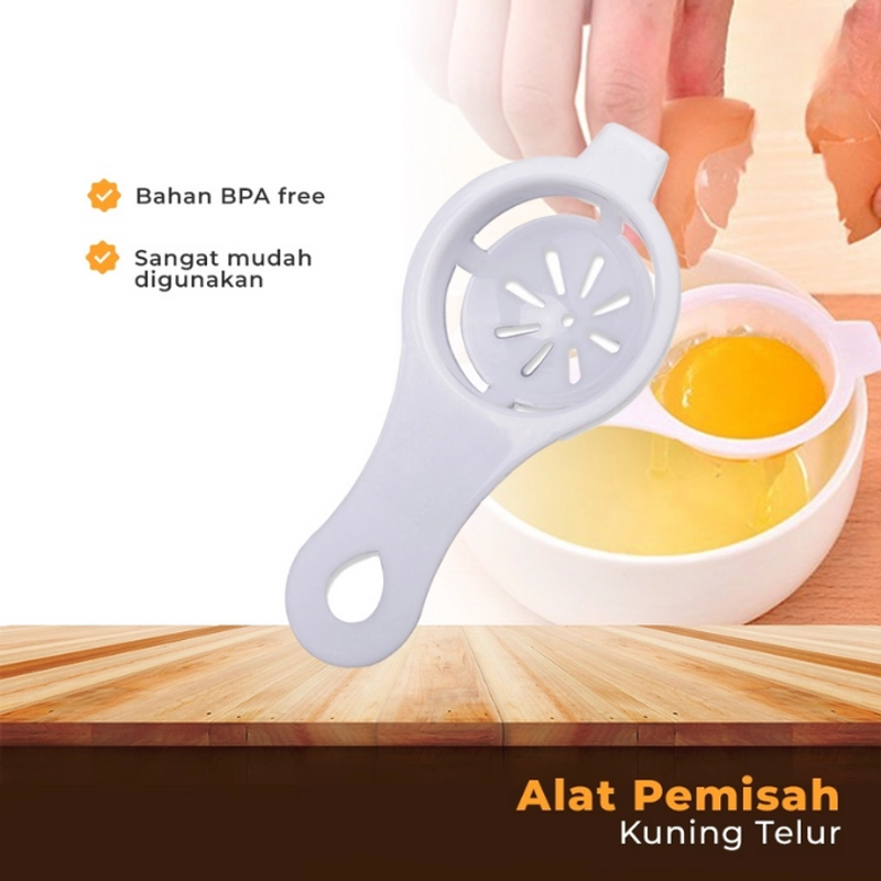Product image KAHASIL - Sendok Alat Pemisah Penyaring Putih dan Kuning Telur KMJ239 PUTIH