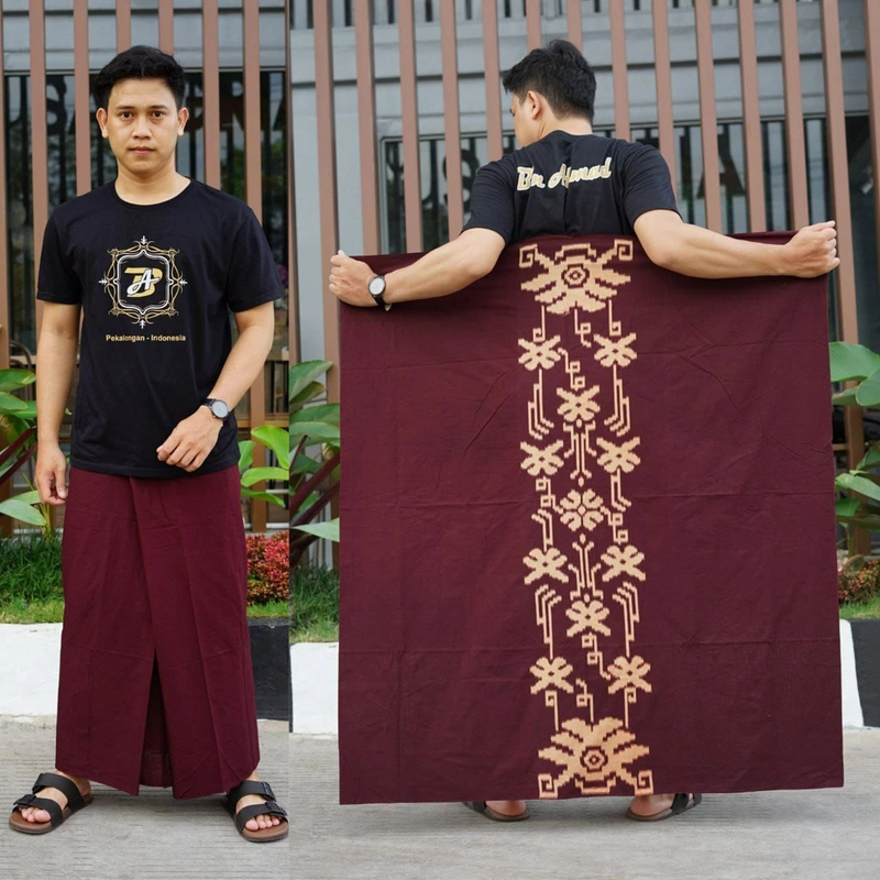 Product image Kois Batik - SARUNG SANTRI KEMBANG POLOS BANYAK VARIAN SARUNG DEWASA Pk1