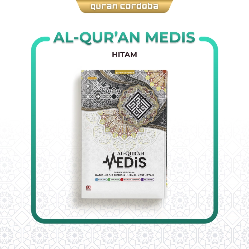 Product image Cordoba - Al Quran Medis A5 Hidup Sehat Cara Rosululloh Ragawi Ruhani Ala Nabi & Hikmah Ibadah A5 Random