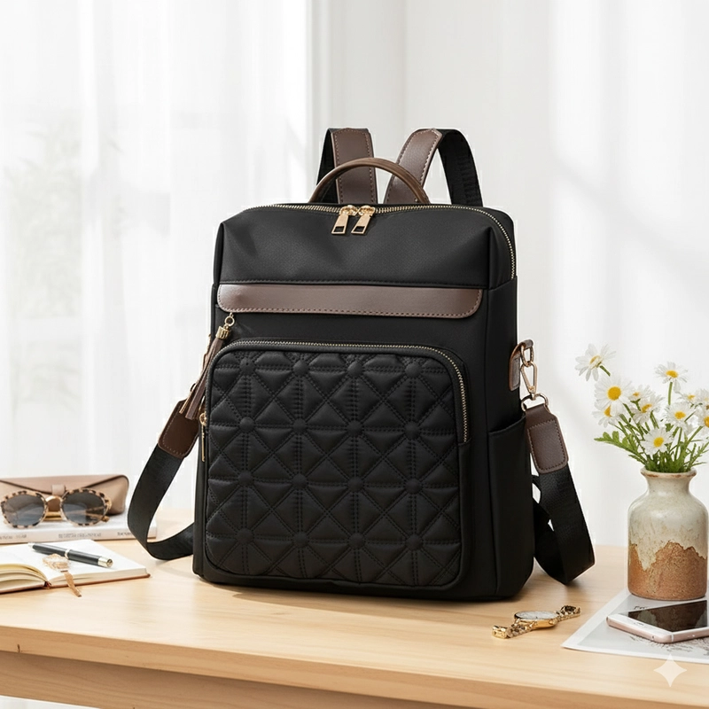 Product image CBL - Ransel SANSA - Tas Ransel Backpack Wanita SANSA Muat Laptop Waterproof Bahan Nilon Premium A Big Hitam