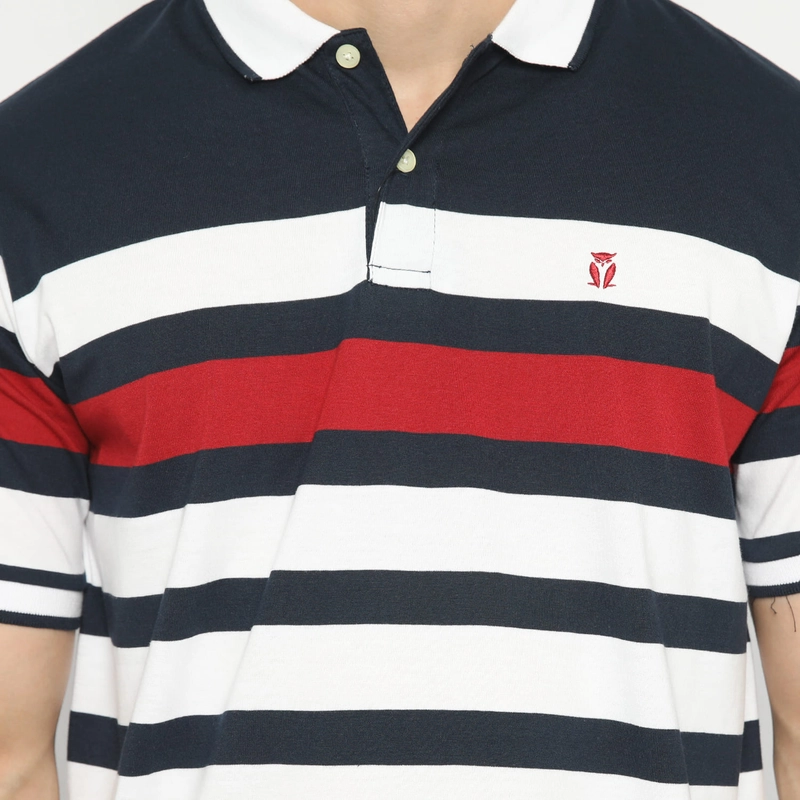 Product image MATSUDA APPAREL - MATSUDA Kaos Polo Shirt Pria Kerah Iwade M (LD 104 CM) NAVY