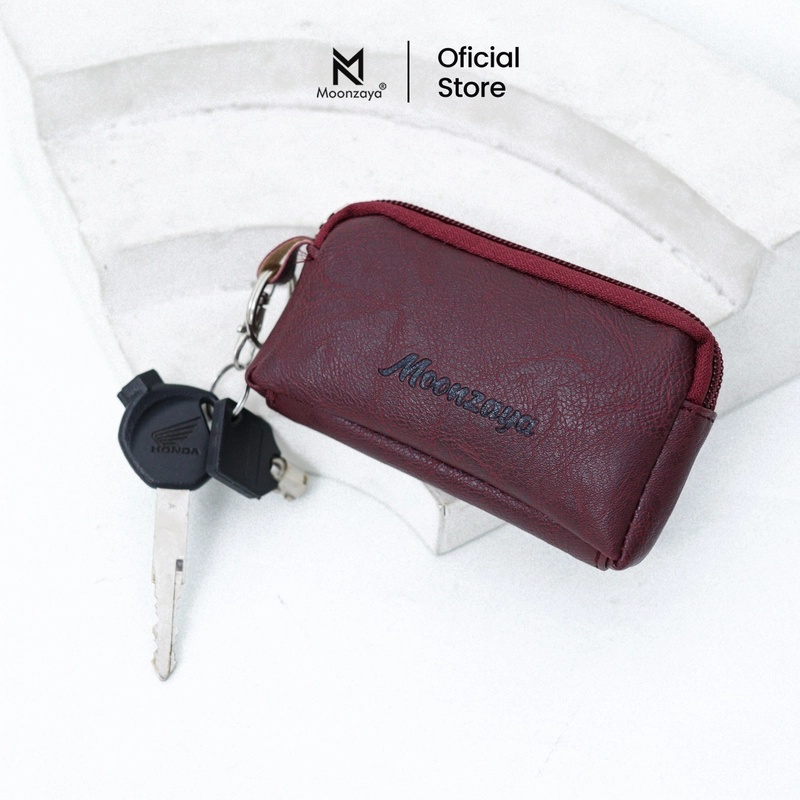 Product image Moonzaya - DOMPET KOIN DAN STNK BY MOONZAYA DOMPET SIMPEL DOMPET KOIN MAROON