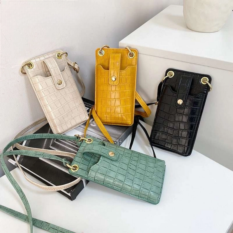 Product image KAHASIL - Tas Dompet Hp Wanita Selempang Bahan Kulit PU Leather Premium KHPCKT01 all variant Kuning
