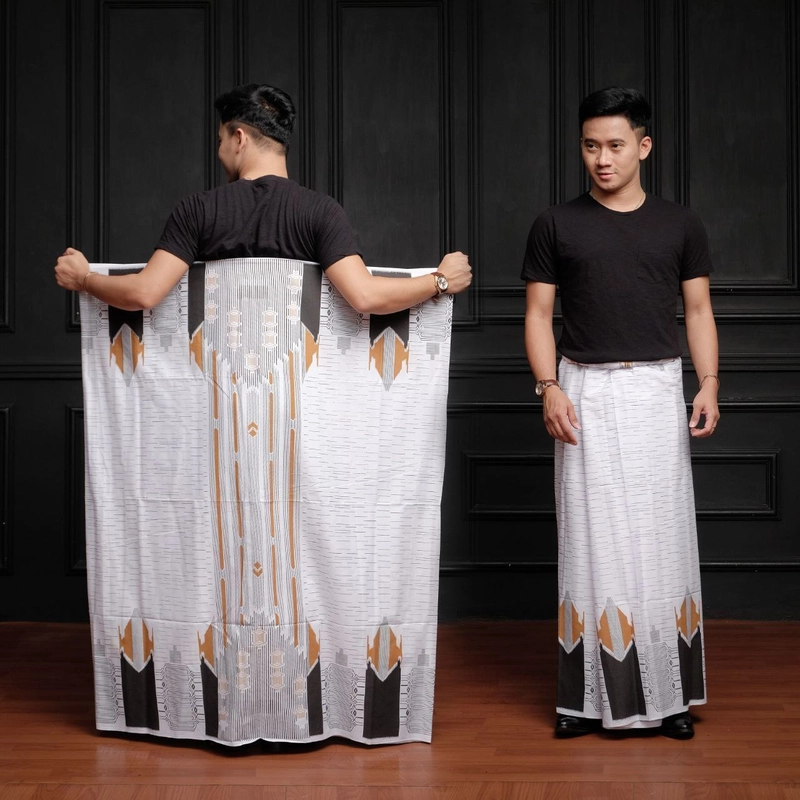 Product image Kois Batik - SARUNG DEWASA BATIK PUTIH YYP banyak pilihan Sarung dewasa Yyp4