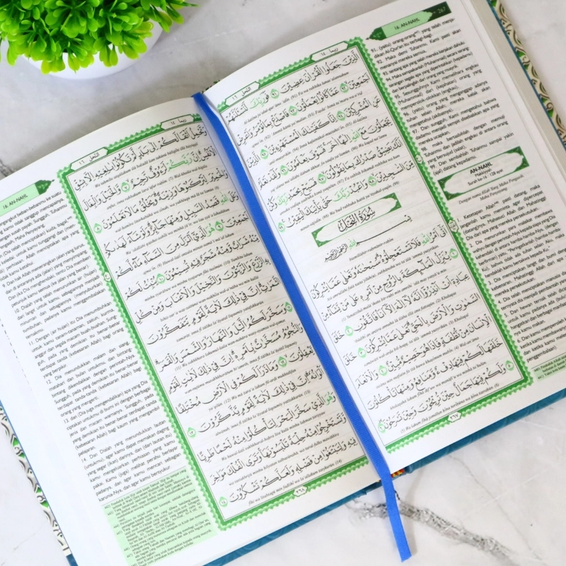 Product image Gema Risalah - Alquran Al Jabbar A5 Mushaf Utsmani Premium HVS 15 x 21cm Terjemahan A5 Hijau