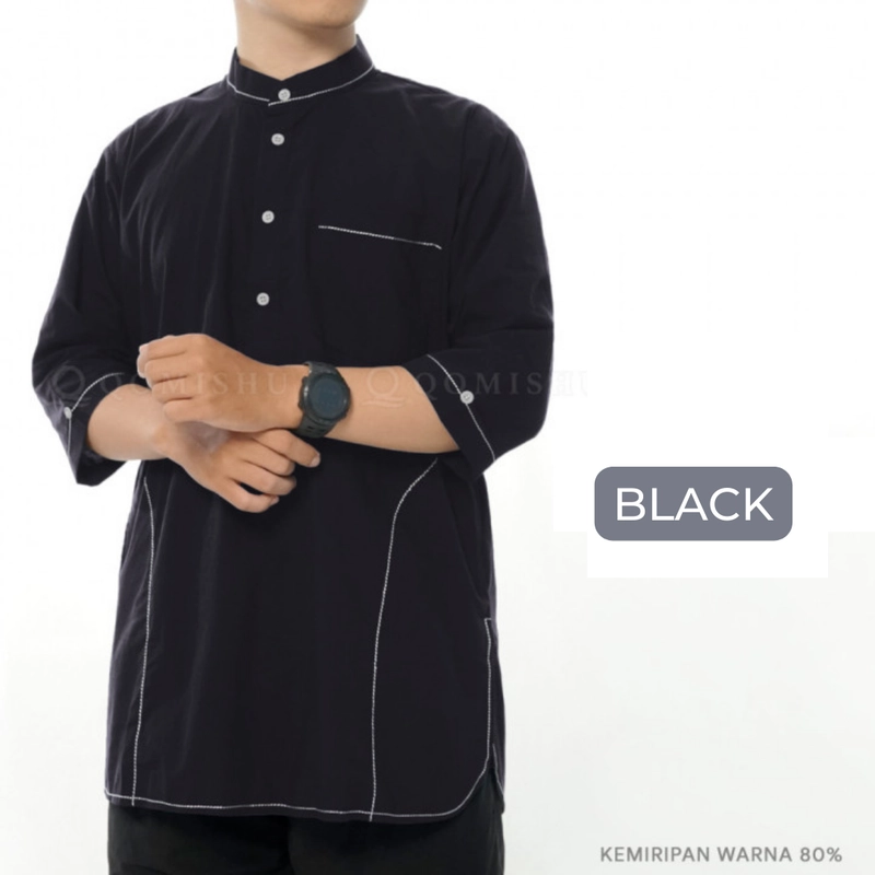 Product image QOMISHU - Koko Kurta SHIMA M BLACK