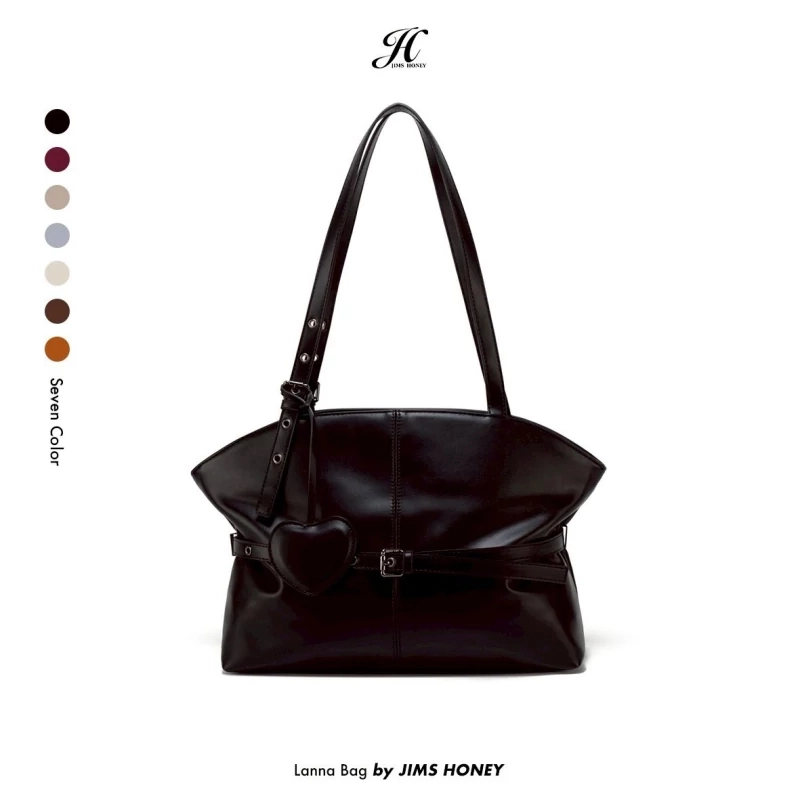 Product image JIMSHONEY SUKABUMI - JIMSHONEY SUKABUMI - LANNA BAG BS 071 -TAS SLEMPANGAN TERBARU ALLSIZE BLACK