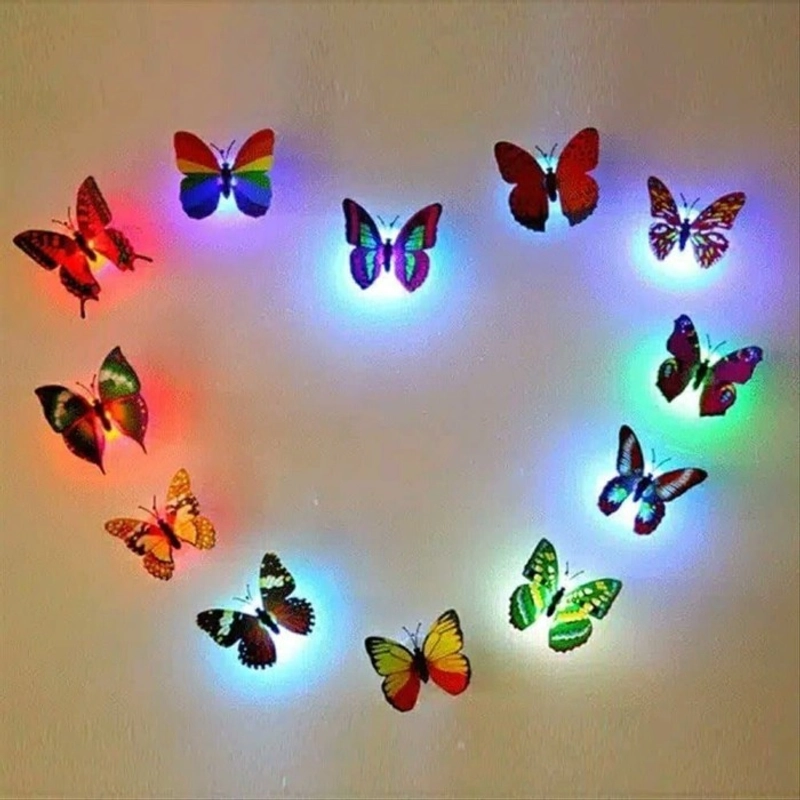 Product image V Lights - Lampu Hias Kupu-Kupu LED lampu kamar Tidur A256 RANDOM