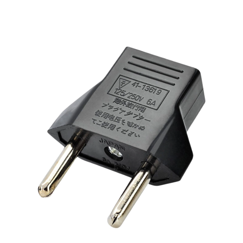 Product image KAMJE Adaptor Kepala Charger Colokan Over Steker Sambungan Listrik Pipih Gepeng Ke Bulat Converter KMJ128 RANDOM