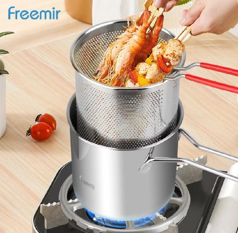 Product image Rizki Electronics - freemir 4 in 1 Multi Deep Fryer Panci Penggorengan deep fryer JAWA
