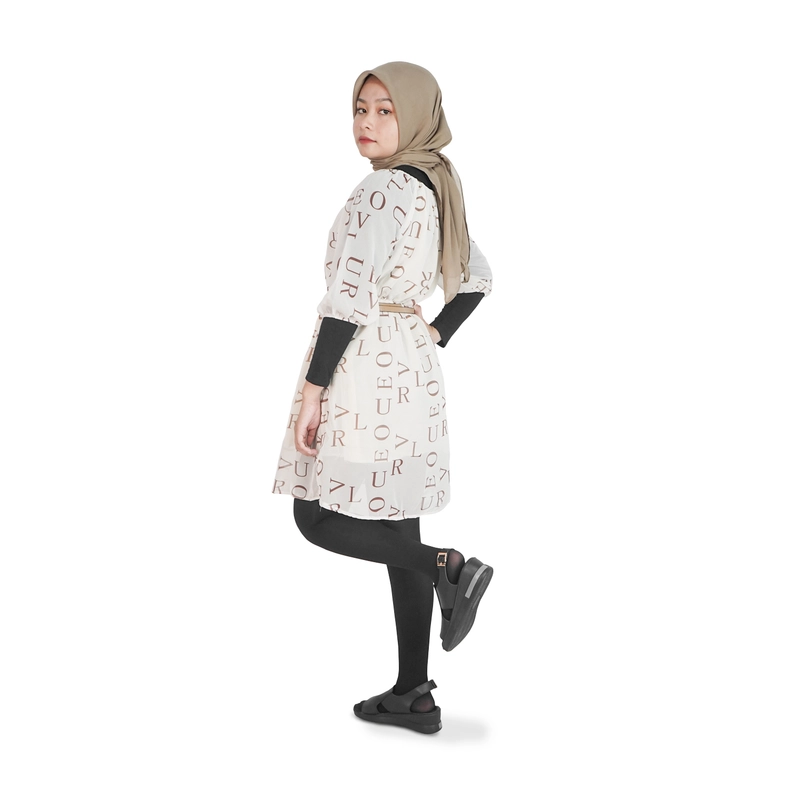 Product image Nasuya - Cassia Dress - Dress Wanita Cantik 2023 Dress Pesta Terbaru Dress Cream Dress Modern M Cream
