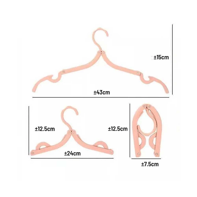 Product image Moveonesia - Travel Portable Hanger Gantungan Baju Lipat GANTUNGAN LIPAT RANDOM