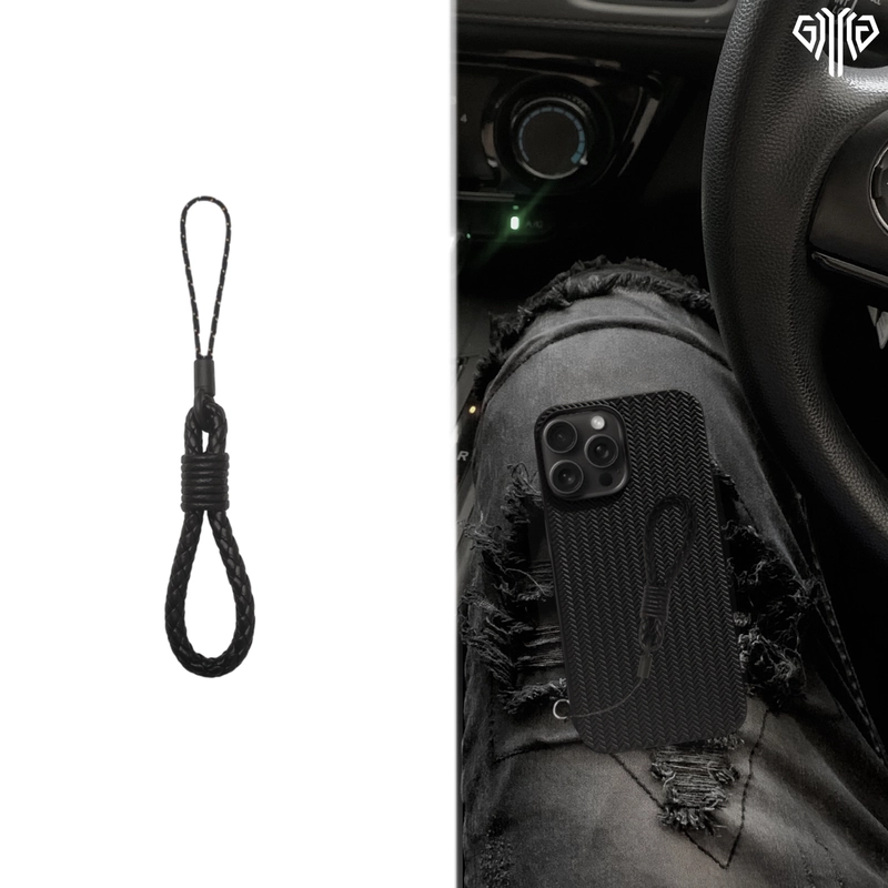 Product image GAWUNG - Gantungan Hp Jari Phone Strap Handphone Cute Mini Gamming HSJARI strap hitam