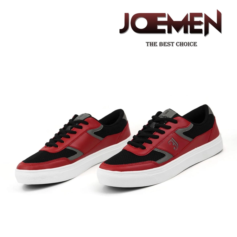 Product image Joemen Official - Sepatu Pria Sneakers Joemen J 71 Original Brand Sepatu Sneakers Ori Sport Untuk Kerja Sekolah K 39 Merah