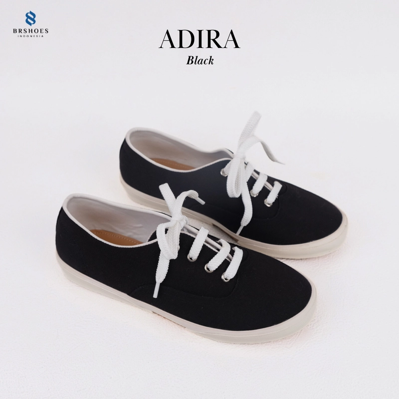 Product image BRSHOES - ADIRA Sneakers Tali Sepatu Olahraga Wanita 36 Black