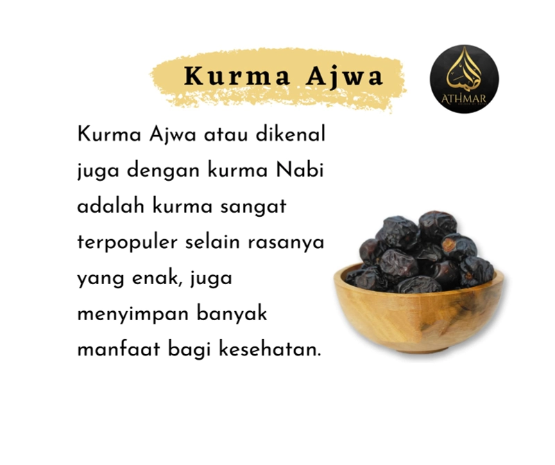 Product image Athmar store official - Kurma Ajwa 500g Kurma Ajwa