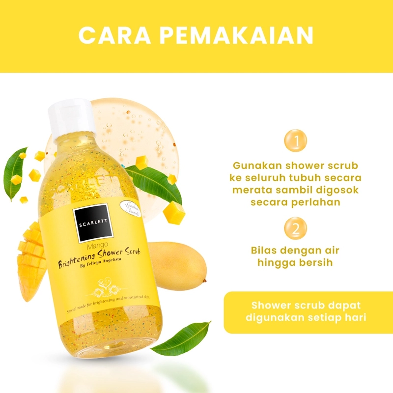 Product image Scarlett Whitening - Shower Scrub 300ml Mango
