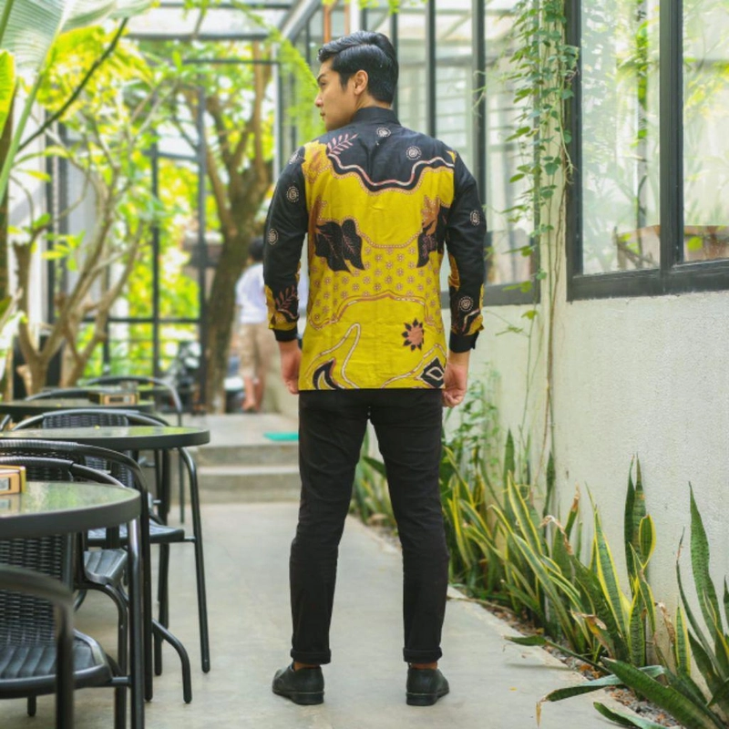 Product image Juragan Kurta - Kemeja Batik Berlapis Furing Sangat Nyaman Dipakai Motif Lompong M Kemeja lompong