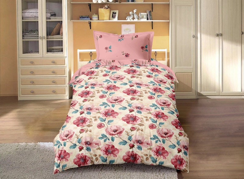 Product image LADY ROSE OFFICIAL - Aloha Max x Ayu Ting Ting Bed Cover Set Amarosa 120x200x25 Single Fitted