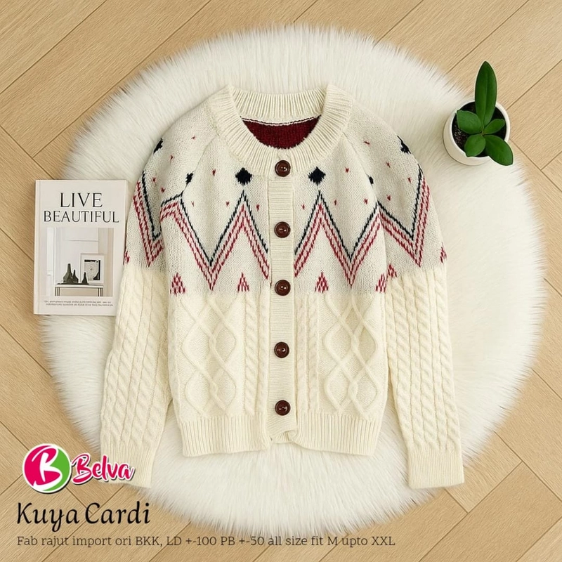 Product image Griya Busanaku Solo - Cardigan wanita rajut import / Ponyo - Kuya - Yukari - Hajime - Saga All size Kuya