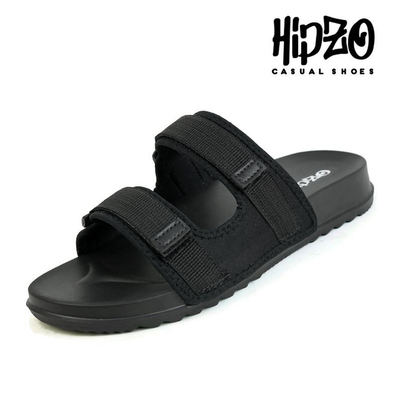 Product image Hipzo - HIPZO Sandal Selop CT042 Full Phylon Untuk Pria Wanita Unisex Ori Hangout 39 Hitam