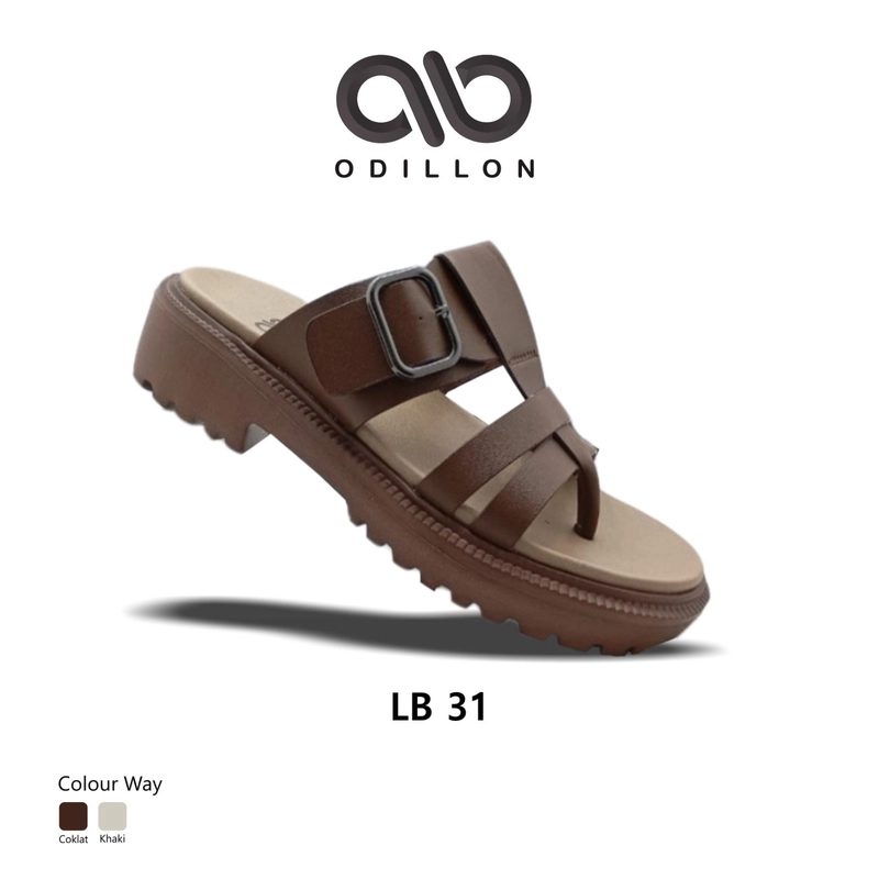 Product image Odillon - Odillon - LB 31 / Sandal Jepit Wanita Casual 36 BROWN