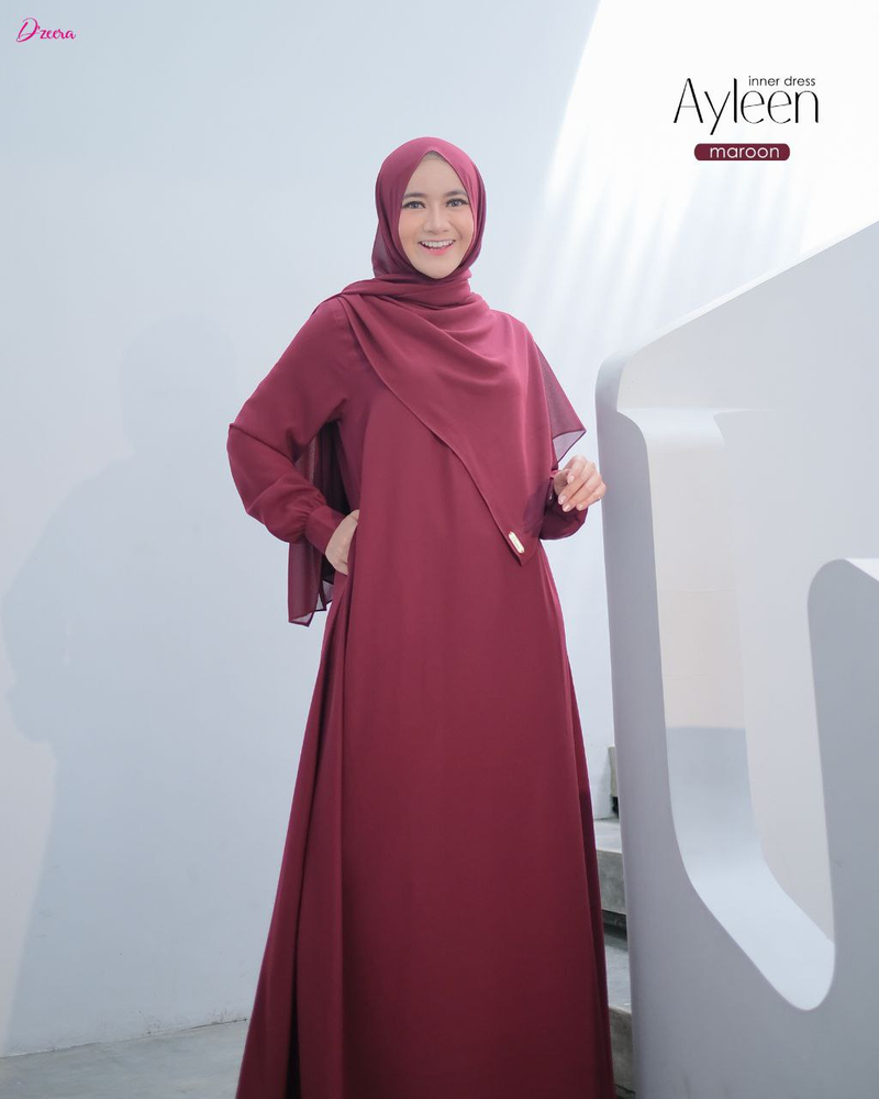 Product image Dzeera - AYLEEN ABAYA (INNER ONLY) S MAROON