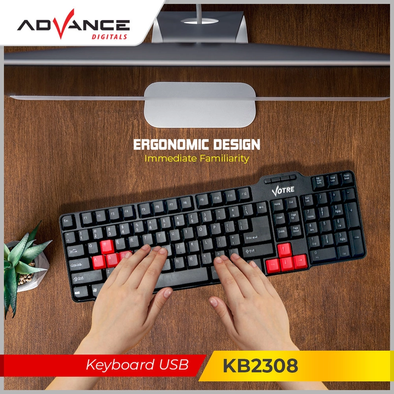 Product image Advance Digitals Indonesia - Keyboard Komputer Votre KB-2308 Bisa Untuk Game - Default