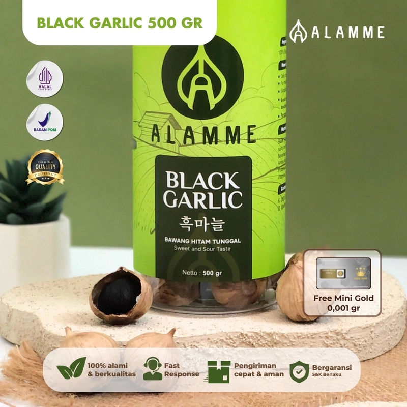 Product image Alamme - Black Garlic Premium Bawang Hitam 500gr