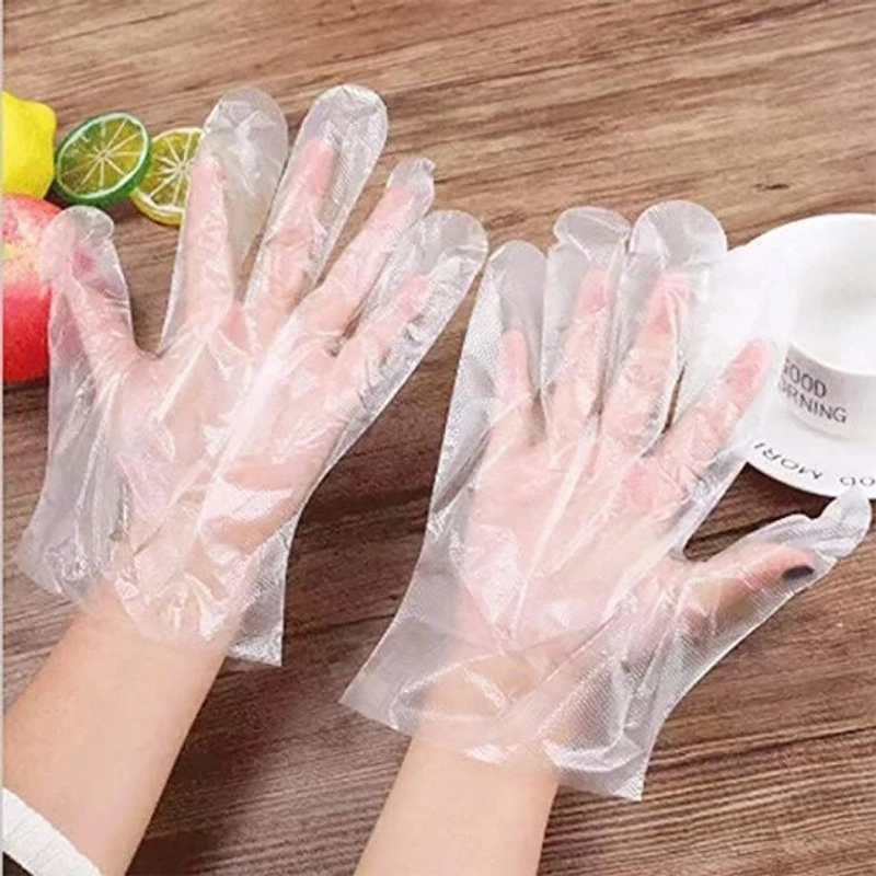 Product image KAMJE Sarung Tangan Plastik Isi 100pcs Disposable Gloves Tebal Transparan KMJ008 KMJ008 KMJ008