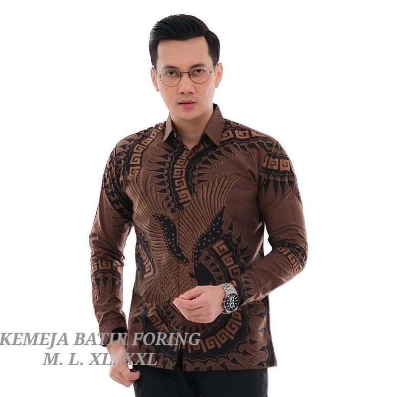 Product image Kois Batik - Kemeja Batik Pria Berlapis Furing nyaman dipakai motif bbzc M Kemeja bbzc